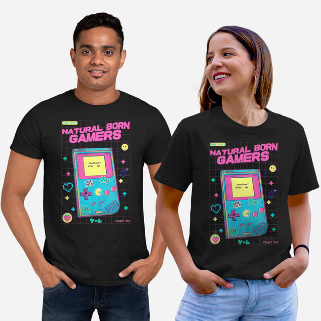 Natural Born Gamers-Unisex-Basic-Tee-Jelly89