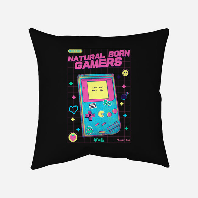 Natural Born Gamers-None-Removable Cover w Insert-Throw Pillow-Jelly89