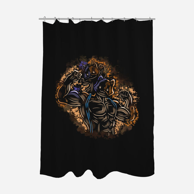 The Cat Family-None-Polyester-Shower Curtain-nickzzarto