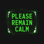 Please Remain Calm-Dog-Bandana-Pet Collar-rocketman_art