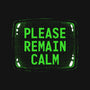 Please Remain Calm-None-Glossy-Sticker-rocketman_art