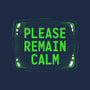 Please Remain Calm-Womens-Basic-Tee-rocketman_art