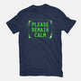 Please Remain Calm-Unisex-Basic-Tee-rocketman_art