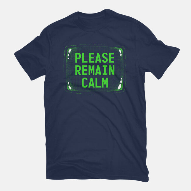 Please Remain Calm-Mens-Heavyweight-Tee-rocketman_art