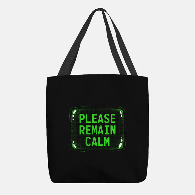 Please Remain Calm-None-Basic Tote-Bag-rocketman_art