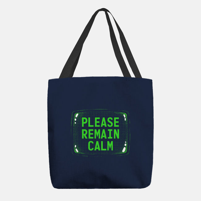 Please Remain Calm-None-Basic Tote-Bag-rocketman_art