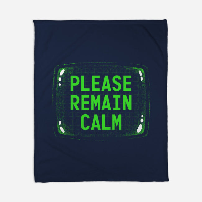 Please Remain Calm-None-Fleece-Blanket-rocketman_art