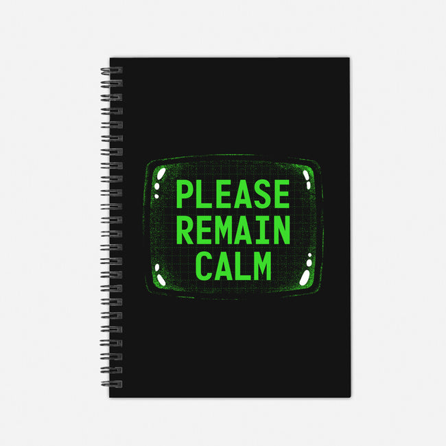 Please Remain Calm-None-Dot Grid-Notebook-rocketman_art