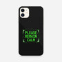Please Remain Calm-iPhone-Snap-Phone Case-rocketman_art