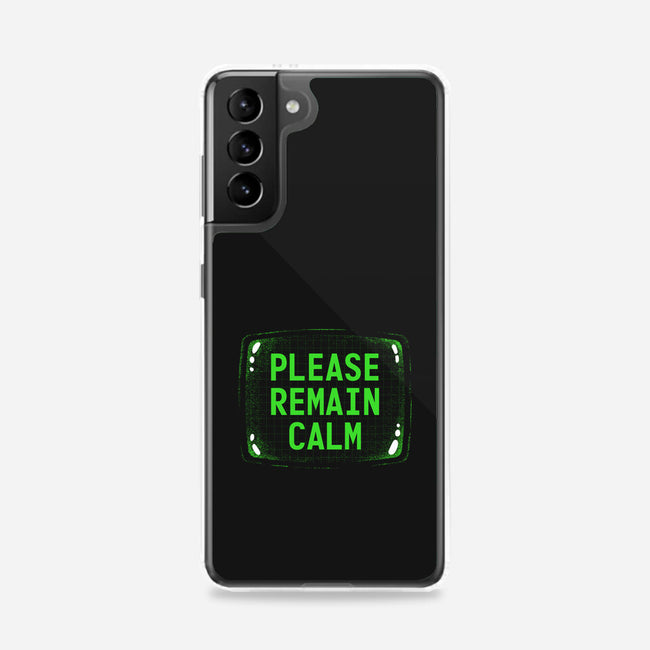 Please Remain Calm-Samsung-Snap-Phone Case-rocketman_art