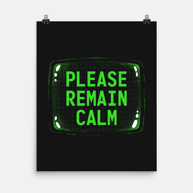 Please Remain Calm-None-Matte-Poster-rocketman_art