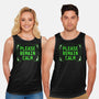 Please Remain Calm-Unisex-Basic-Tank-rocketman_art