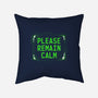 Please Remain Calm-None-Removable Cover w Insert-Throw Pillow-rocketman_art