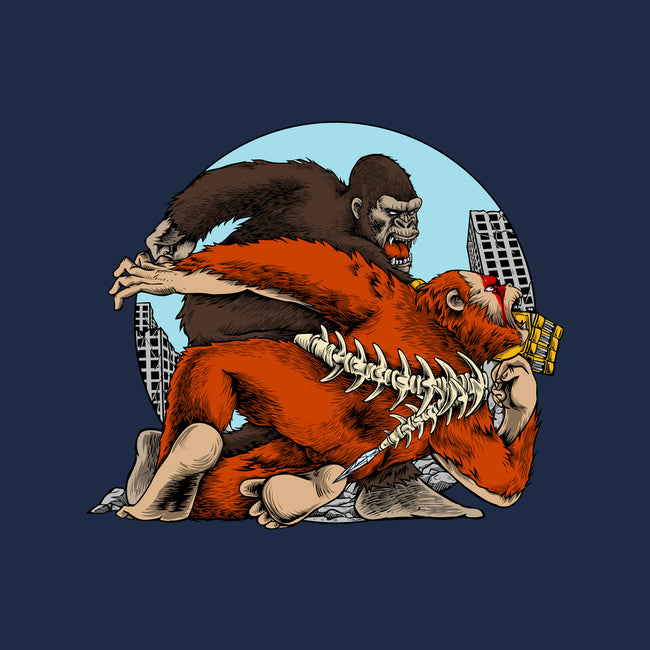 Kong Punch-None-Glossy-Sticker-joerawks
