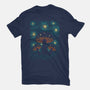 Starry Mushrooms-Womens-Fitted-Tee-erion_designs