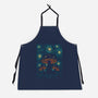 Starry Mushrooms-Unisex-Kitchen-Apron-erion_designs