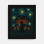 Starry Mushrooms-None-Stretched-Canvas-erion_designs