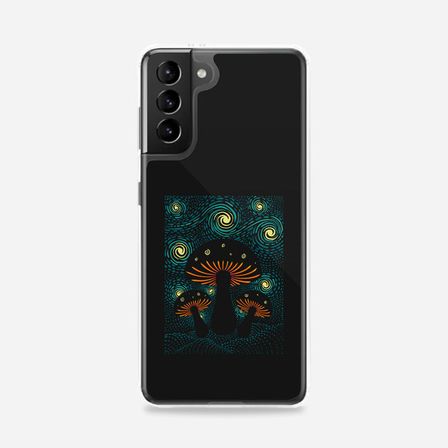 Starry Mushrooms-Samsung-Snap-Phone Case-erion_designs