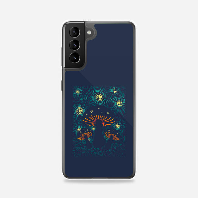 Starry Mushrooms-Samsung-Snap-Phone Case-erion_designs