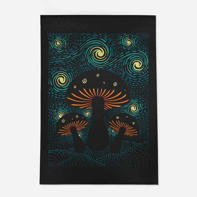 Starry Mushrooms-None-Outdoor-Rug-erion_designs