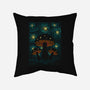 Starry Mushrooms-None-Removable Cover-Throw Pillow-erion_designs