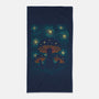 Starry Mushrooms-None-Beach-Towel-erion_designs