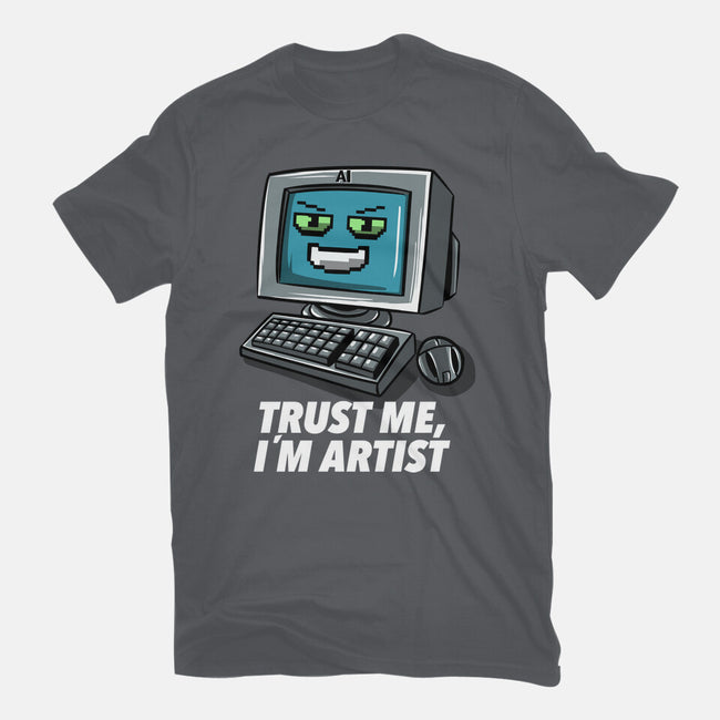 AI Artist-Womens-Fitted-Tee-zascanauta