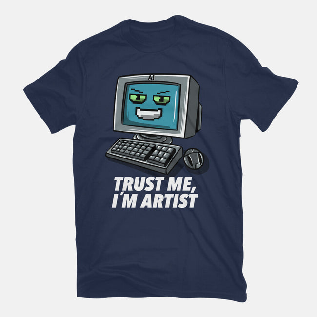 AI Artist-Unisex-Basic-Tee-zascanauta