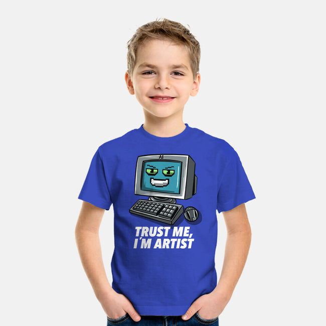 AI Artist-Youth-Basic-Tee-zascanauta