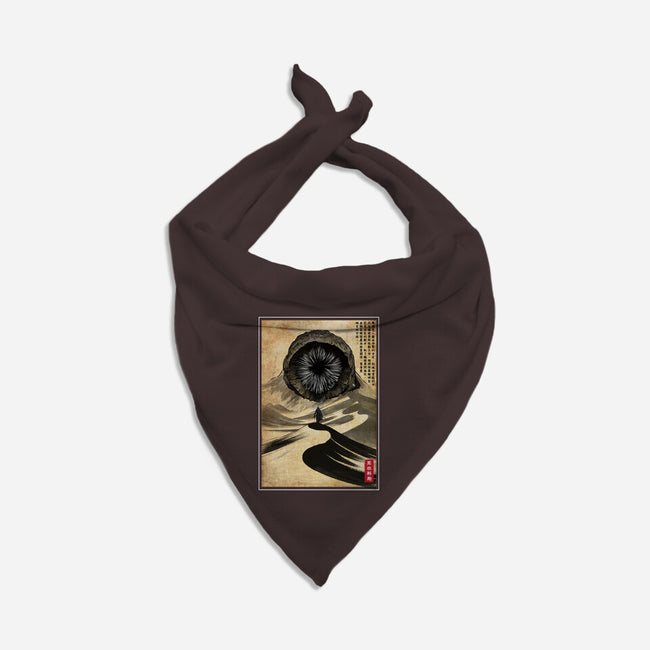 Dune Woodblock-Cat-Bandana-Pet Collar-DrMonekers