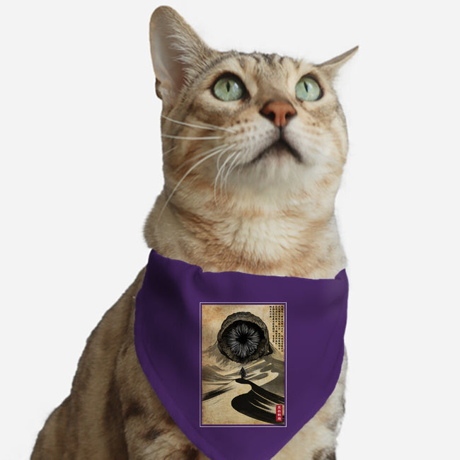 Dune Woodblock-Cat-Adjustable-Pet Collar-DrMonekers