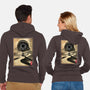 Dune Woodblock-Unisex-Zip-Up-Sweatshirt-DrMonekers