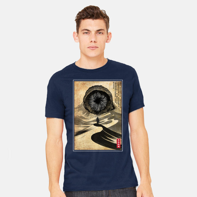 Dune Woodblock-Mens-Heavyweight-Tee-DrMonekers