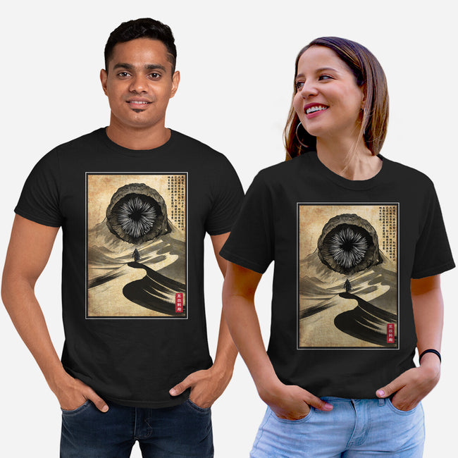 Dune Woodblock-Unisex-Basic-Tee-DrMonekers