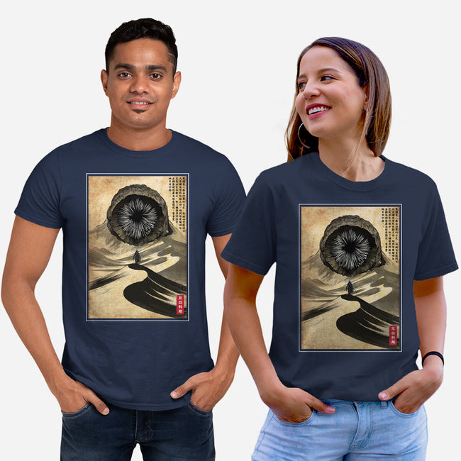 Dune Woodblock-Unisex-Basic-Tee-DrMonekers