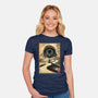 Dune Woodblock-Womens-Fitted-Tee-DrMonekers