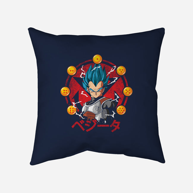 Prince Of Saiyans-None-Non-Removable Cover w Insert-Throw Pillow-turborat14