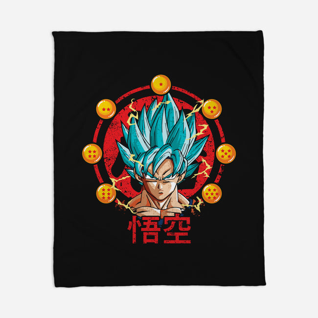 Son Goku-None-Fleece-Blanket-turborat14
