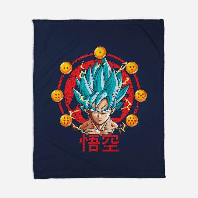 Son Goku-None-Fleece-Blanket-turborat14