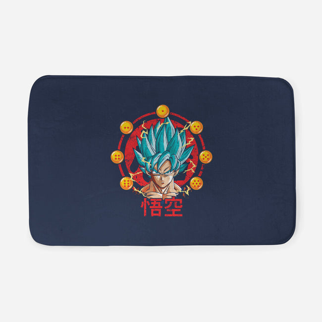 Son Goku-None-Memory Foam-Bath Mat-turborat14