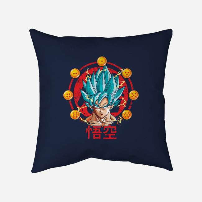 Son Goku-None-Removable Cover w Insert-Throw Pillow-turborat14