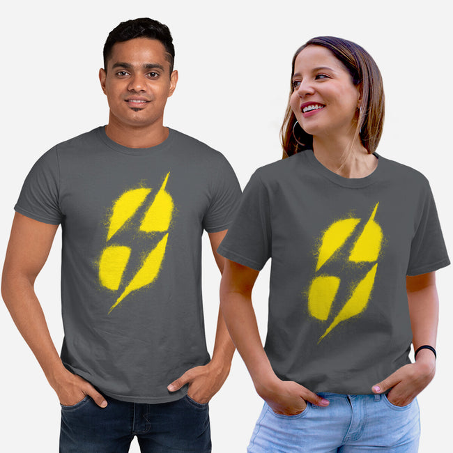 Ground Zero Fallout-Unisex-Basic-Tee-rocketman_art