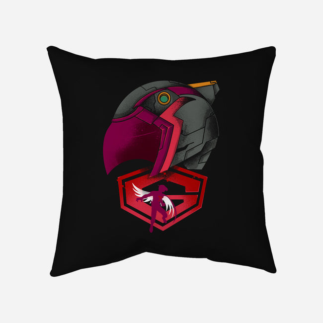 Jo The Condor-None-Non-Removable Cover w Insert-Throw Pillow-RamenBoy