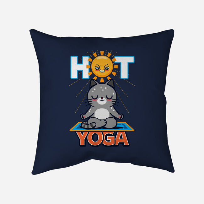 Hot Yoga-None-Non-Removable Cover w Insert-Throw Pillow-Boggs Nicolas