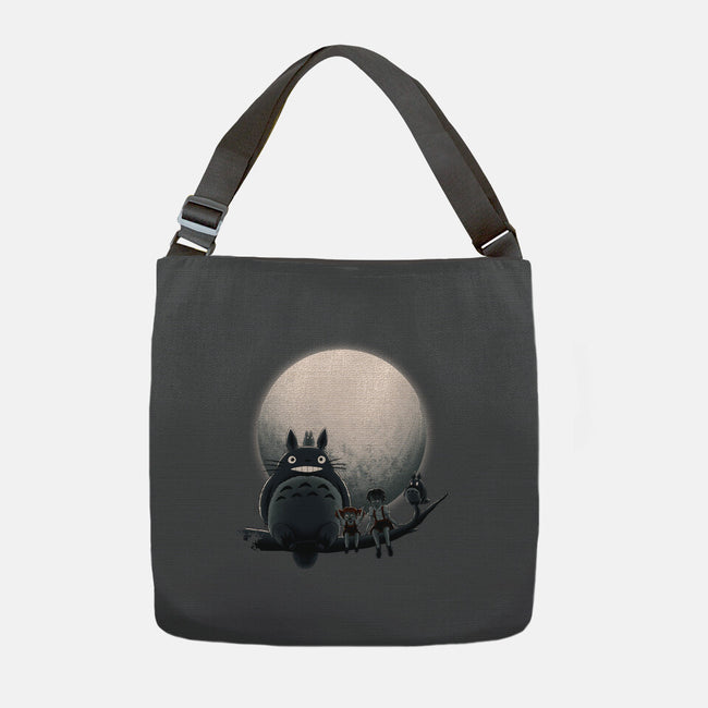 Neighbor's Moon-None-Adjustable Tote-Bag-rmatix