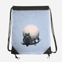 Neighbor's Moon-None-Drawstring-Bag-rmatix