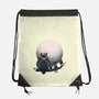 Neighbor's Moon-None-Drawstring-Bag-rmatix