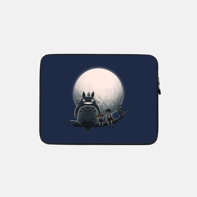 Neighbor's Moon-None-Zippered-Laptop Sleeve-rmatix