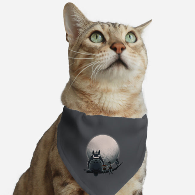 Neighbor's Moon-Cat-Adjustable-Pet Collar-rmatix