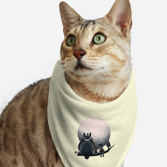 Neighbor's Moon-Cat-Bandana-Pet Collar-rmatix